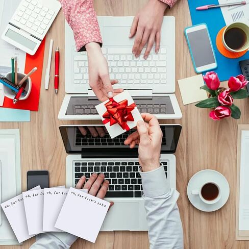 مذكرة لاصقة مضحكة What The F*ck Sticky Notepad، أوه، من أجل دفاتر الملاحظات الجديدة من أجل اللعنة، ملاحظات مرحة بعد ذلك، ملاحظات لاصقة مضحكة للبالغين، 100 قطعة ملصقات مضحكة (4 قطع) in Kuwait