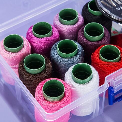 Comprehensive Sewing Kit – Portable Needle and Thread Box for Home and Travel Sewing Tools Set 19 in Saudi Arabia