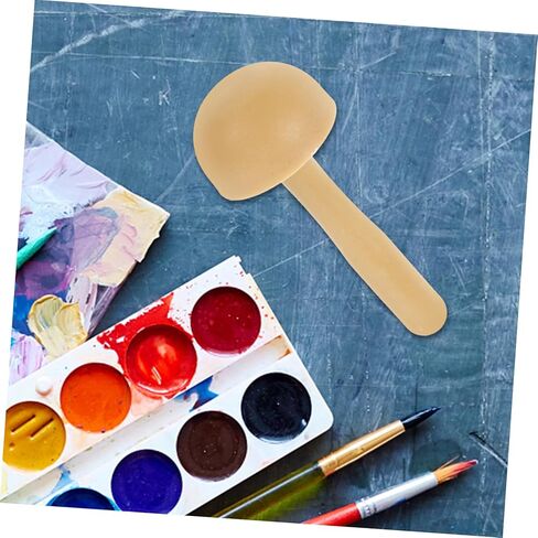 DOITOOL 10Pcs Plastic Ink Roller Set Mushroom Printmaking Tool Craft Rubbing Roller for DIY Art Projects Drawing for Painting Supplies in Saudi Arabia