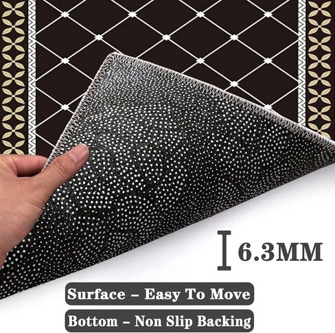 Hardwood Floor Chair Mat for Office Computer Gaming Rolling Chair Floor Protection Mat with Anti Slip Scratch Resistant Design Multi Purpose Carpet Protector (140 x 160 cm) in Saudi Arabia