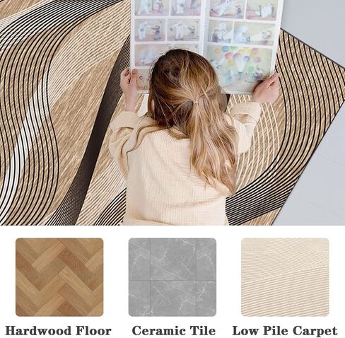 Hardwood Floor Office Chair Mat Multi Purpose Floor Protector for Computer Gaming Rolling Chair Anti Slip Scratch Resistant 130 x 160 cm in Saudi Arabia