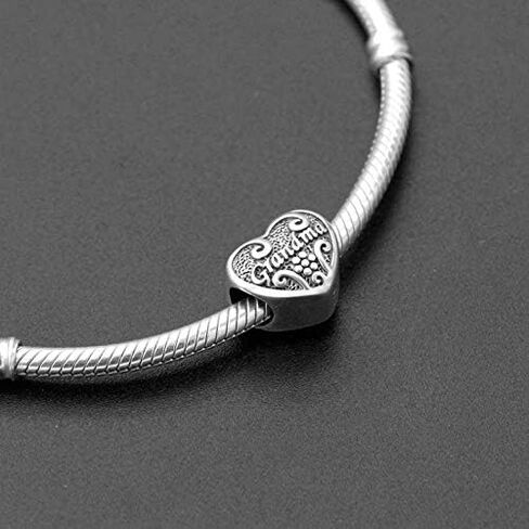 You Are Always In My Heart Mother and Daughter Charms & Always There Hearth Dangle Best Friend S925 Sterling Silver Charm for Bracelet Necklace in Kuwait