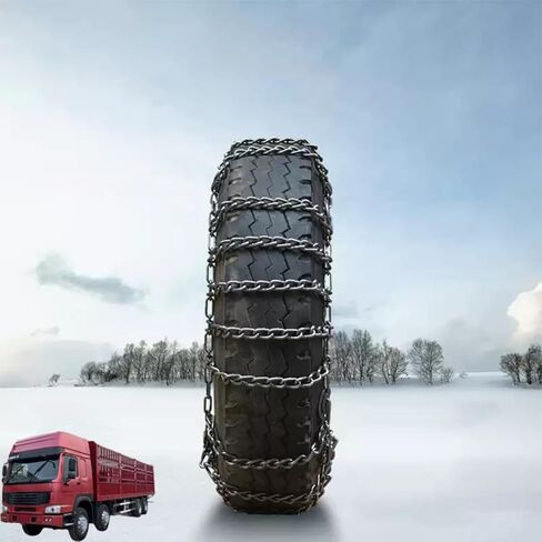 2pcs 9mm Snow Chains for Trucks & SUVs – Reinforced Anti-Skid Chains –Easy On and Off for Ice Snow & Sand 315/70R22.5 2pcs 7.00-16 in Saudi Arabia