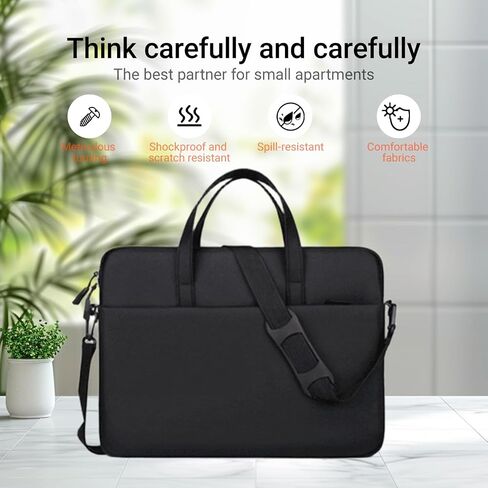 Protective Sleeve case Compatible with MacBook Pro 16 Inch,14.9 inch, HP,Dell,Acer Aspire,Asus Notebook,Laptop with Shoulder Strap,Pocket,Handle in Saudi Arabia