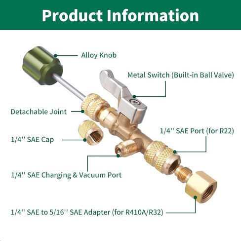 Hongsen HVAC Manifold Gauge Set with Valve Core Removal Tool in Saudi Arabia