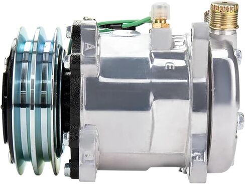 ضاغط تيار متردد متوافق مع Sd507 5H11 507 ضاغط 12 فولت 24 فولت 2 أخدود على شكل حرف V بكرة حزام جرار حفارة شاحنة ثقيلة(12) in Saudi Arabia