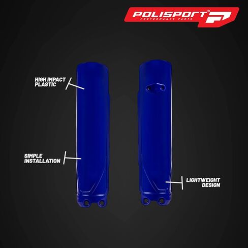 Polisport Premium Fork Guards for Sherco SE-R 125/250/300/450 & SEF-R 250/300 2025+ Models - Durable Polypropylene Protection Against Rocks, Debris & Scratches, Easy OEM-Style Installation in Saudi Arabia