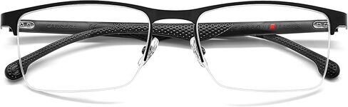 Carrera Men's 8846 Rectangular Prescription Eyewear Frames, Dark Ruthenium, 54mm, 19mm in Saudi Arabia
