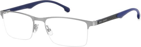 Carrera Men's 8846 Rectangular Prescription Eyewear Frames, Dark Ruthenium, 54mm, 19mm in Saudi Arabia