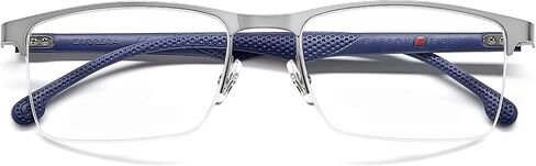 Carrera Men's 8846 Rectangular Prescription Eyewear Frames, Dark Ruthenium, 54mm, 19mm in Saudi Arabia