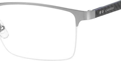Carrera Men's 8846 Rectangular Prescription Eyewear Frames, Dark Ruthenium, 54mm, 19mm in Saudi Arabia