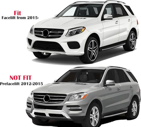 شبكة أمامية ممتصة للصدمات لسيارة 2020 2021 2022 2023 مرسيدس بنز W167 GLE 350 450 بدون خط AMG، كروم in Kuwait