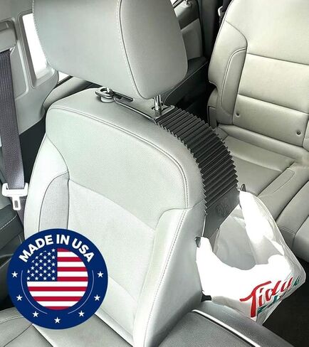 Auto | The Only Side of The Seat Headrest Hook Designed for The Drivers Reach and Safety, Centrally Located for Bags in Saudi Arabia