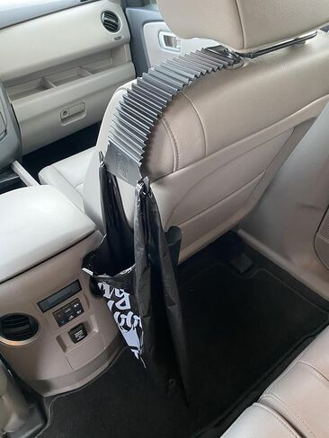 Auto | The Only Side of The Seat Headrest Hook Designed for The Drivers Reach and Safety, Centrally Located for Bags in Saudi Arabia