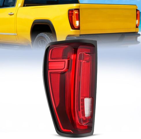 مجموعة الضوء الخلفي Nilight متوافقة مع GMC 2019 2020 2021 2022 2023 2024 Sierra 1500 LED نوع المصابيح الخلفية 2020-2024 Sierra 2500HD 3500HD استبدال المصباح الخلفي للسائق وجانب الركاب in Kuwait