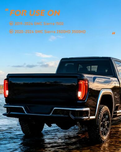مجموعة الضوء الخلفي Nilight متوافقة مع GMC 2019 2020 2021 2022 2023 2024 Sierra 1500 LED نوع المصابيح الخلفية 2020-2024 Sierra 2500HD 3500HD استبدال المصباح الخلفي للسائق وجانب الركاب in Kuwait