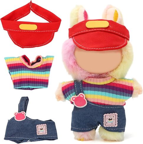 ملابس لملابس الدمى مقاس 17 سم، مجموعة ملابس لدمية مقاس 17 سم، ملابس للأولاد والبنات إكسسوارات ملابس أنيقة ورائعة (PM1) in Kuwait