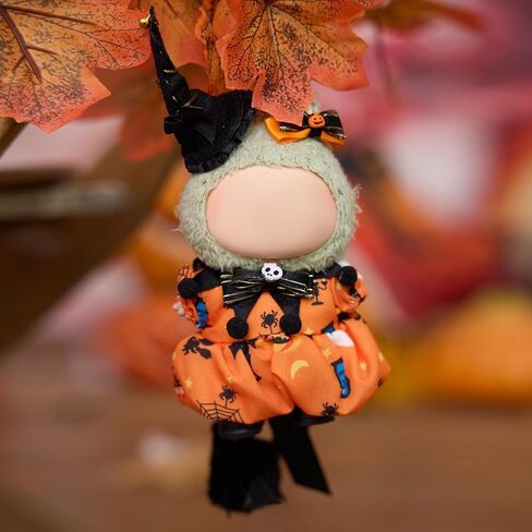 مجموعة ملابس مقاس 17 سم (بدون دمية)، مجموعة ملابس الهالوين وحزمة ملابس للدمى مقاس 17 سم، بدلة ملابس أنيقة وجذابة لفستان الدمية in Kuwait