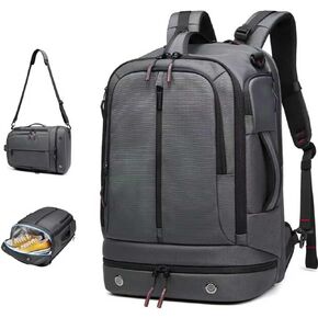 Somago Rucksack Backpack Carry On Multifunction Travel Bag for Airplanes Business Water Resistant with Shoe Compartment Anti-thief Pocket Fit for 16 Inch Laptop, Black in Kuwait