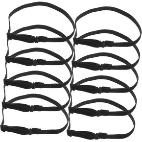 10Pcs Adjustable Elastic Bow Tie Straps Stylish Handmade Bowknot Accessories for Weddings Parties and Everyday Wear Durable and Versatile Design in Saudi Arabia