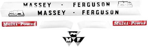 3406972M91 EMBLEM SET MF135/148 Suitable For MASSEY FERGUSON 3406972M91 in Saudi Arabia