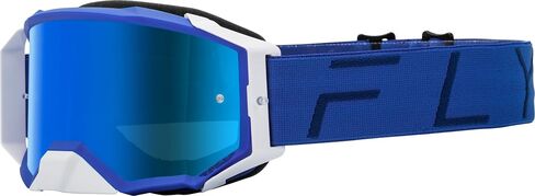 Fly Racing Zone Pro Adult Goggle (Red with Red Mirror/Smoke Lens, Adult) in Saudi Arabia