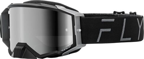Fly Racing Zone Pro Adult Goggle (Red with Red Mirror/Smoke Lens, Adult) in Saudi Arabia
