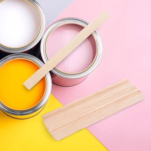 30 قطعة من أعواد تقليب الطلاء، أدوات تقليب طلاء خشبية بطول 30.48 سم لخلط الطلاء، أعواد طلاء لعلامات المكتبة أو ملصقات نباتات الحديقة، أعواد خلط لأعواد الحرف اليدوية in Kuwait