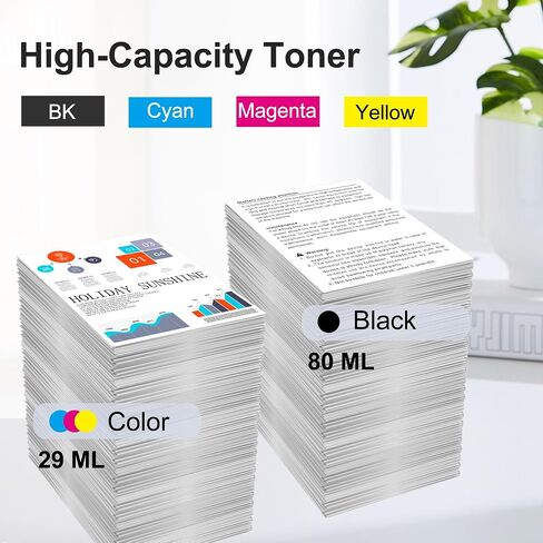 712 Ink Cartridge Remanufactured Replacement for HP DesignJet T210 T650 T630 T250 T230 Printer（Black Cyan Magenta Yellow 4 Pack） in Saudi Arabia