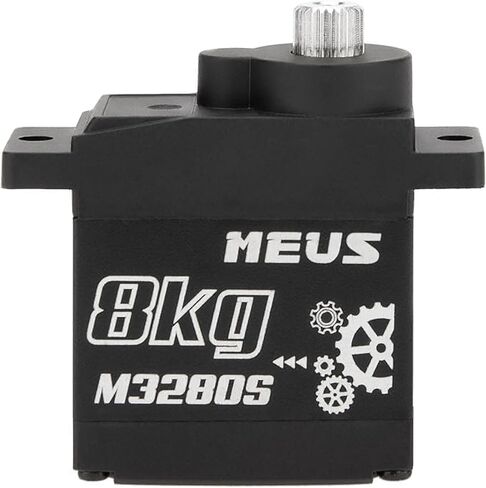 MEUS Racing Cored Ascent-18 Steering Servo with Mount and Servo Horn for Redcat Ascent-18 1/18 RC Crawler Upgrades Parts (M3280S) in Saudi Arabia
