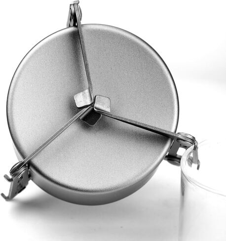 موقد حرق الخشب للكحول من التيتانيوم، موقد شواء محمول مع حقيبة حمل خفيفة الوزن للنزهة والشواء والتخييم والمشي لمسافات طويلة in Kuwait