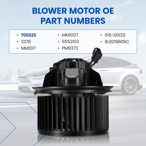 محرك منفاخ HVAC 700288 متوافق مع Ford Fiesta 2011-2019 / EcoSport 2018-2022، SK700288، BM00245C، MM1127، AV1Z19805C مجموعة محرك منفاخ تكييف الهواء in Saudi Arabia