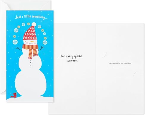 Hallmark Money and Gift Card Holder Christmas Card Pack (10 Money Holder Cards with Envelopes) Snowman, Mouse with Presents for Kids and Grandchildren in Saudi Arabia
