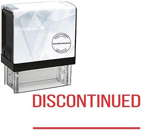 StampExpression - Discontinued with line Office Self Inking Rubber Stamp - Red Ink (A-5474) in Saudi Arabia