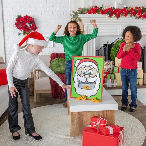 Santa's Cookies Bean Bag Toss Game with Bags - 6 Piece Set - Christmas Party Game in Saudi Arabia