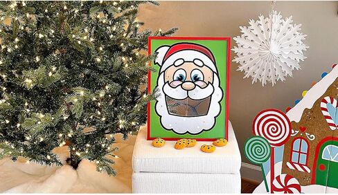 Santa's Cookies Bean Bag Toss Game with Bags - 6 Piece Set - Christmas Party Game in Saudi Arabia