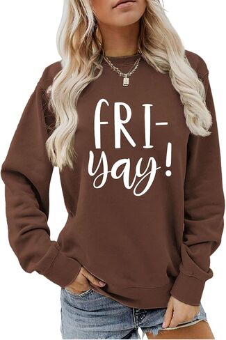 Teacher Sweatshirt for Women Happy Friyay Teacher Shirt Friday Weekend Back to School Sweatshirt in Saudi Arabia