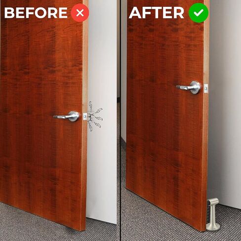 حاجز باب عالي التحمل مقاس 6 بوصات، درجة تجارية من النحاس الصلب، سدادة مثبتة على الأرض (نحاس مصقول) in Kuwait