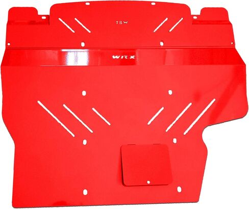 RED TBW Aluminum Under Tray Skid Plate for 2015-2021 Subaru WRX in Saudi Arabia