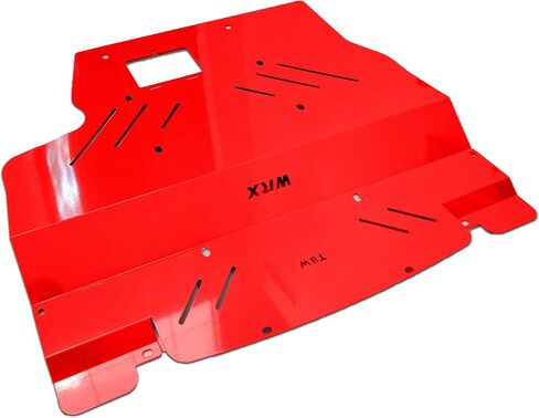 RED TBW Aluminum Under Tray Skid Plate for 2015-2021 Subaru WRX in Saudi Arabia