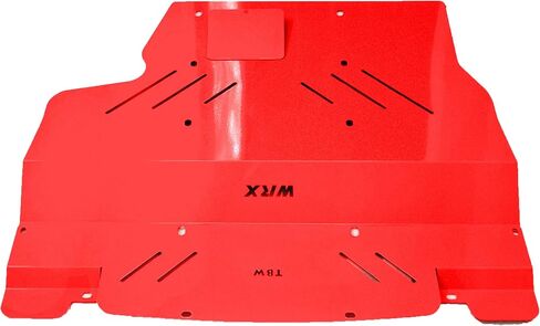 RED TBW Aluminum Under Tray Skid Plate for 2015-2021 Subaru WRX in Saudi Arabia
