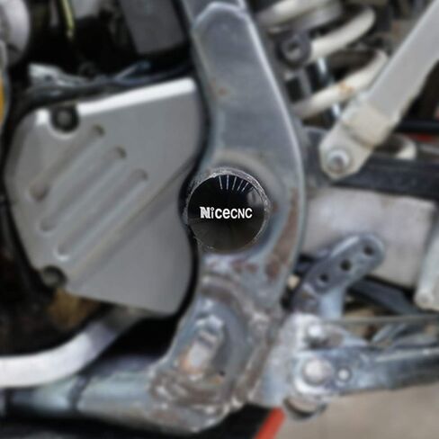 NICECNC إطار ذهبي قابس إدراج قابس للإطار الأيسر متوافق مع سوزوكي DRZ400400E DRZ400400S DRZ400400SM 2000 2001 2002 2003-2022 2023 2024 انظر الإعداد in Kuwait