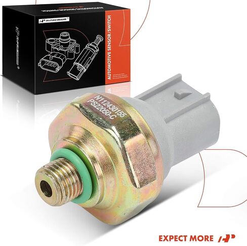 A-Premium AC A/C Clutch Pressure Switch [2 Blades] Compatible with Toyota Cressida 1988 2.8L, Cressida 1989-1991 3.0L, High Pressure Cut-Out Switch in Saudi Arabia
