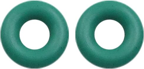 X AUTOHAUX Fluorine Rubber O-Rings, 8mm OD 3mm ID 2.5mm Width FKM Seal Gasket for Machinery Plumbing, Green, Pack of 20 in Saudi Arabia