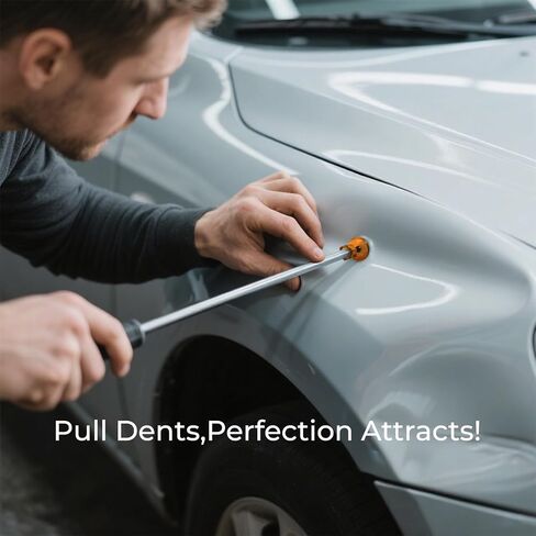 30 PCS Set of 3-Size PDR Glue Tabs for Car Body Dent Removal, Paintless Dent Repair Tool with Ice Suction Cup Glue Tabs for Automobile Dent Repair and Hail Damage Removal in Saudi Arabia