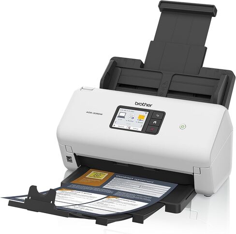 Brother ADS-3350W Wireless High-Speed Desktop Scanner | 2.8-inch Touchscreen | Scans Up to 40ppm1 in Saudi Arabia