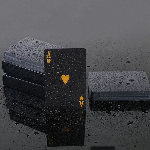 بطاقات لعب SirShop Diamond المقاومة للماء، 2 مجموعة من البطاقات، بطاقات بوكر بلاستيكية فاخرة رائعة للألعاب الليلية وألعاب طاولة الحفلات in Kuwait