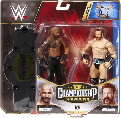 Mattel Sheamus vs Ricochet Championship Showdown 2-pack 6-inch Action Figures Monday Night RAW Battle Pack للأعمار من 6 سنوات فما فوق in Kuwait