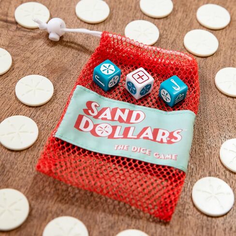 لعبة Shore House Games Sand Dollars Dice، لعبة لوحية ذات طابع شاطئي ممتع للعائلة in Kuwait