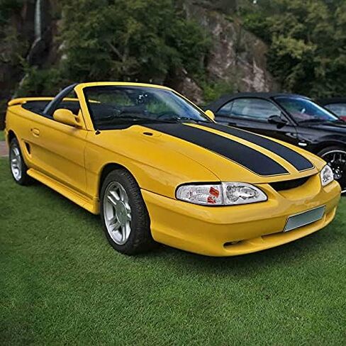 SPEC-D ضبط الكروم الإسكان أضواء الزاوية عدسة واضحة متوافقة مع 1994-1998 فورد موستانج L + R زوج الجمعية in Kuwait